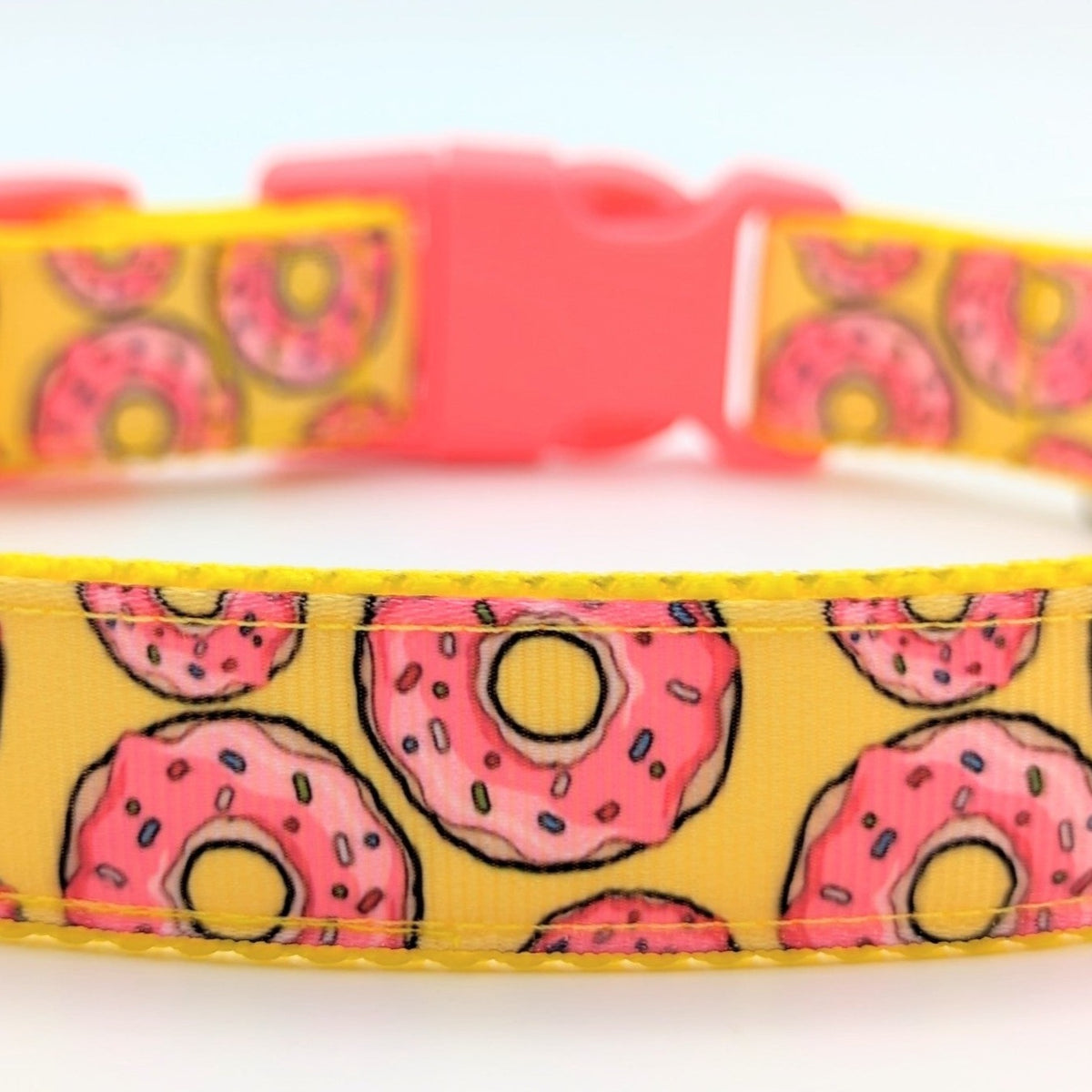 Pink Frosted Donut Dog Collar Rogue Collars