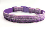 Purple Ombre Sparkle Dog Collar