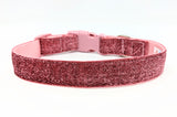 Bubblegum Pink Sparkle Dog Collar
