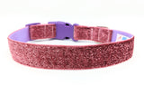 Bubblegum Pink Sparkle Dog Collar