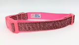 Bubblegum Pink Sparkle Dog Collar
