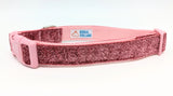 Bubblegum Pink Sparkle Dog Collar