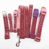 Bubblegum Pink Sparkle Dog Collar