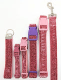 Bubblegum Pink Sparkle Dog Collar