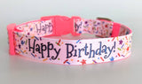 Happy Birthday Dog Collar