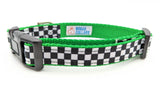 Checkered Flag Dog Collar