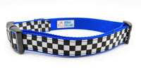 Checkered Flag Dog Collar
