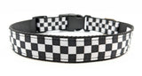 Checkered Flag Dog Collar