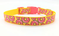 Pink Frosted Donut Dog Collar