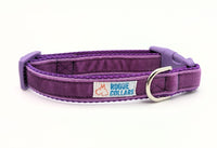 Purple Velvet Dog Collar - Made to Order