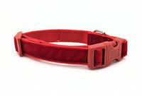 Red Velvet X-SMALL Dog Collar - Ready to Ship