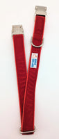 Red Velvet X-LARGE Dog Collar - Ready to Ship