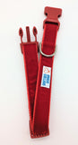 Red Velvet MEDIUM Dog Collar - Ready to Ship