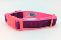 Purple Velvet Dog Collar - Made to Order
