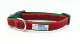 Red Velvet Dog Collar - Made to Order