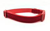 Red Velvet LARGE Dog Collar - Ready to Ship
