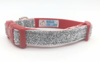 Silver Sparkle Dog Collar