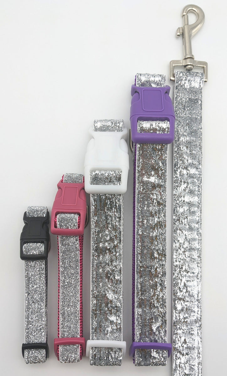 Silver Sparkle Dog Collar – Rogue Collars