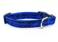Royal Blue Sparkle Dog Collar