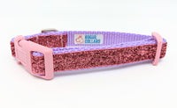 Bubblegum Pink Sparkle Dog Collar