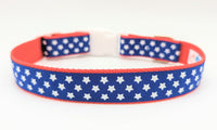 Patriotic Stars Dog Collar
