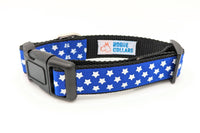 Patriotic Stars Dog Collar