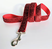 Red Sparkle Dog Collar
