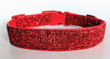 Red Sparkle Dog Collar