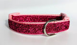 Raspberry Sparkle Dog Collar