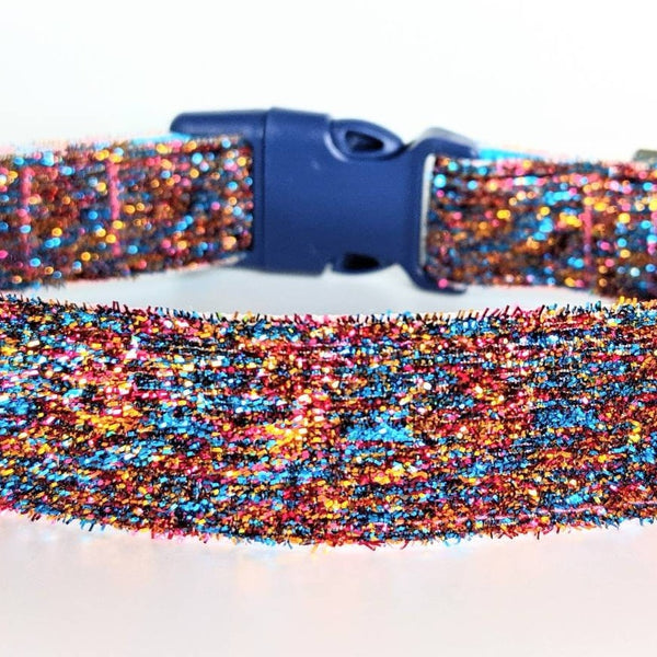 Rainbow Sparkle Dog Collar