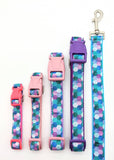 Geometric Mermaid Dog Collar