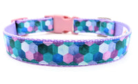 Geometric Mermaid Dog Collar