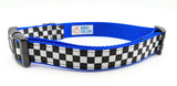 Checkered Flag Dog Collar